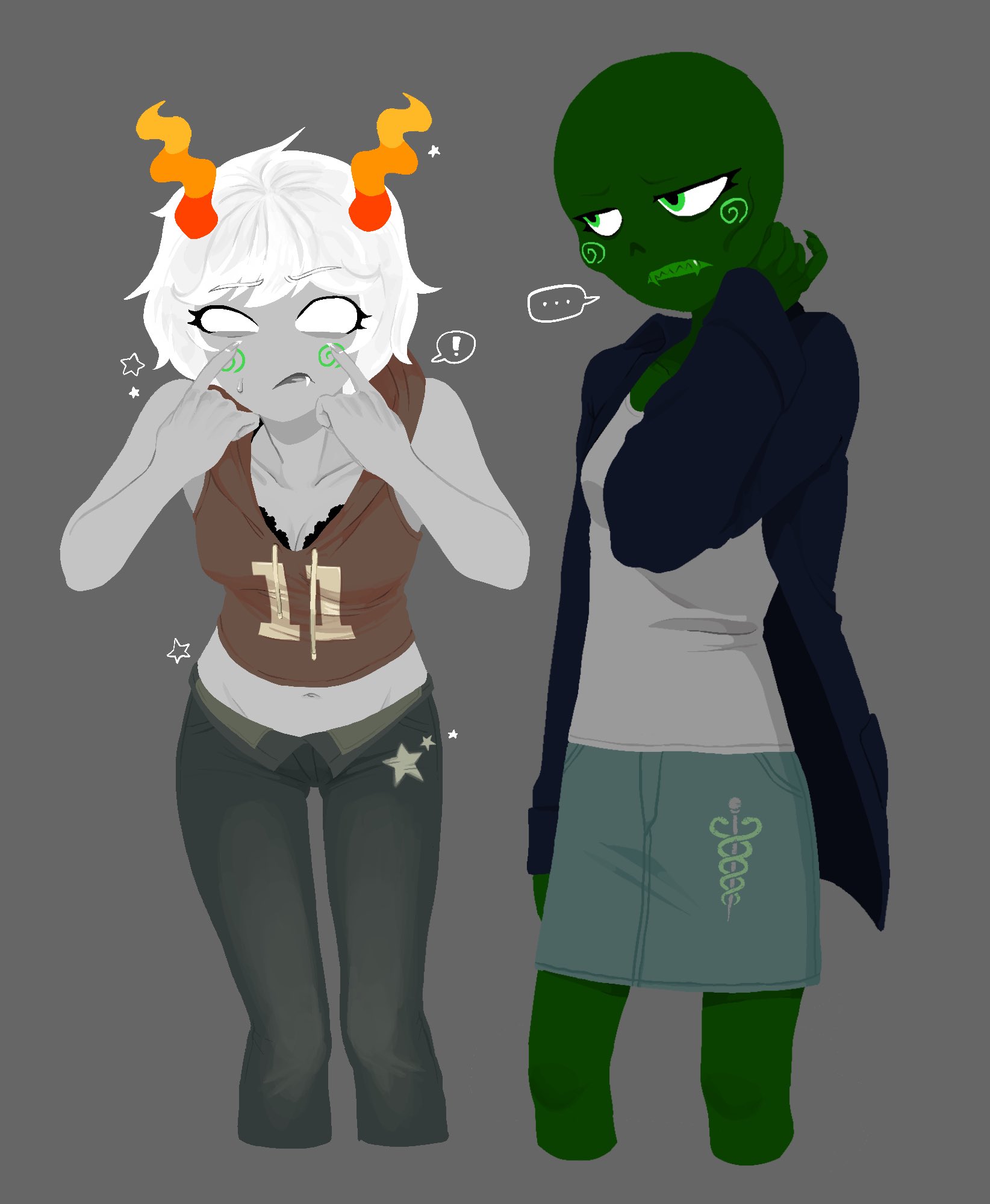 Homestuck Calliope X Roxy