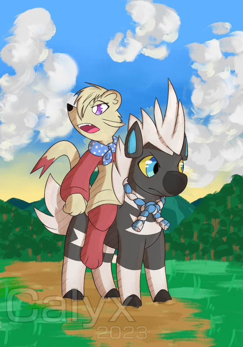 Happy #MysteryDungeonDay to all of you! This series means so much to me that you couldn’t imagine!

To celebrate, I drew Leucq the Mienfoo and Barneby the Blitzle! An OC duo of mine that I’m starting to love more and more!