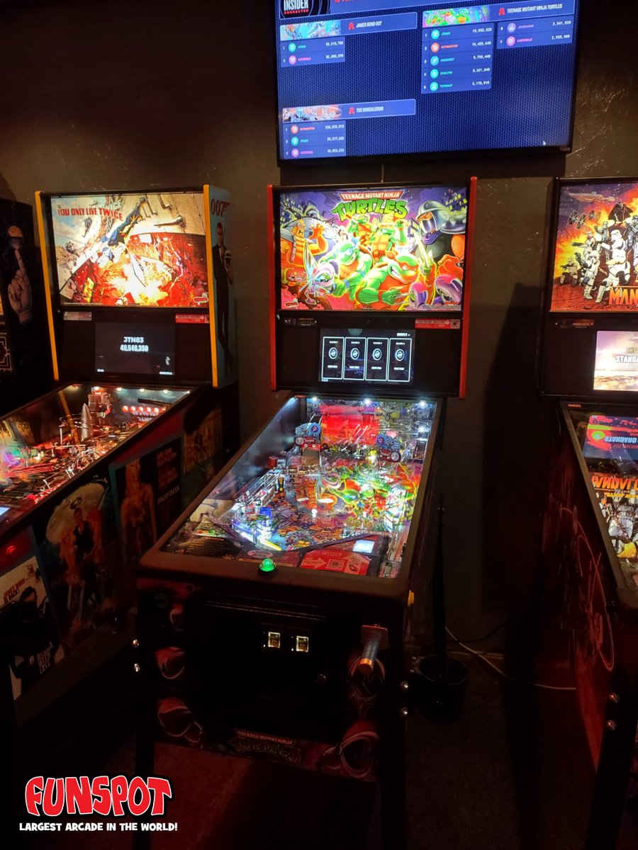 funspotnh's tweet photo. Cowabunga! ๐ข๐ Funspot just snagged a brand new Teenage Mutant Ninja Turtles Premium pinball by Stern! ๐น๏ธ๐ฅ It's on the floor and ready for play along with 41 other pinballs in our Pinball Outpost! Unleash your inner ninja turtle! โ๏ธ
#TMNT #PinballFun #ArcadeAction #FusnpotNH https://t.co/RRnEoMHiry