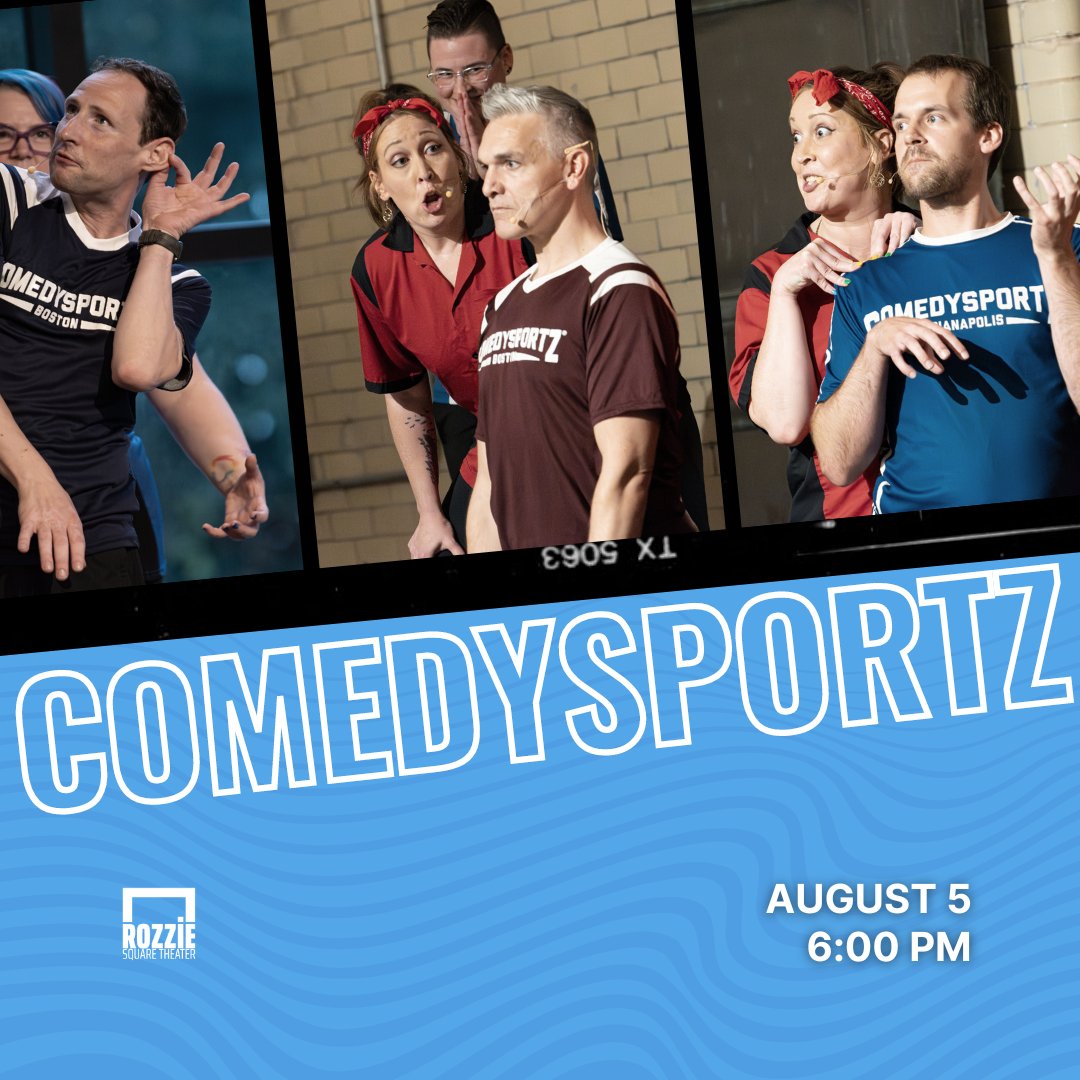 Lights, Players, Action! 🎬 ComedySportz brings you an unforgettable night of spontaneous laughs and epic entertainment. 😂 Join us this Saturday at 6pm. Don't wait, book your tickets today! 🎟️