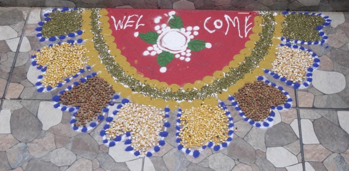 nanditapathak07's tweet photo. #BJMM_MPPravas #Betul #Millets #Rangoli #MM4Millets #Myfavouritemillet https://t.co/g7Fkz4dbvx