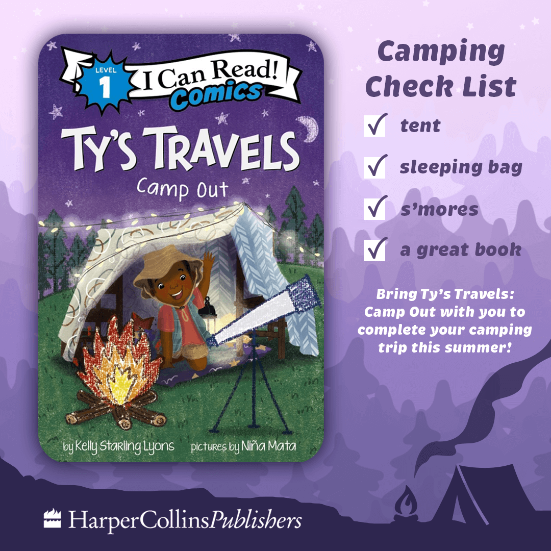 helloCPI's tweet photo. Camp out under the stars with Ty and his family in this imaginative children's book by @kelstarly and @msbeautifique from @HarperChildrens @HarperCollinsCh! 

#kidlit #childrensbooks #raiseareader #harpercollins #bookstagram #beginningreader https://t.co/YO7lJ1sspC