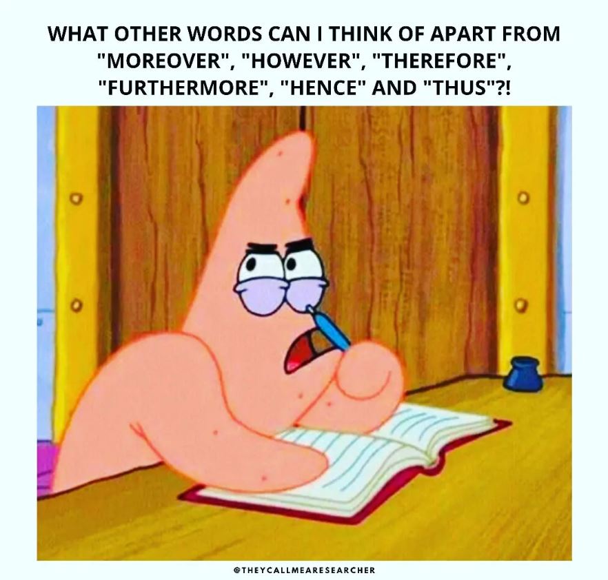MITGradStudents's tweet photo. πππ is it writers block or not enough synonyms for 'however'....
Remember the MIT Writing Center is here to help you meet your writing goals! Check them out and make an appointment at: https://t.co/iJnF4ZtB0w
@mit_cmsw @MITWriting
#gradmeme #phdmeme #gradhumor #phdhumor https://t.co/KgdoLJtr02
