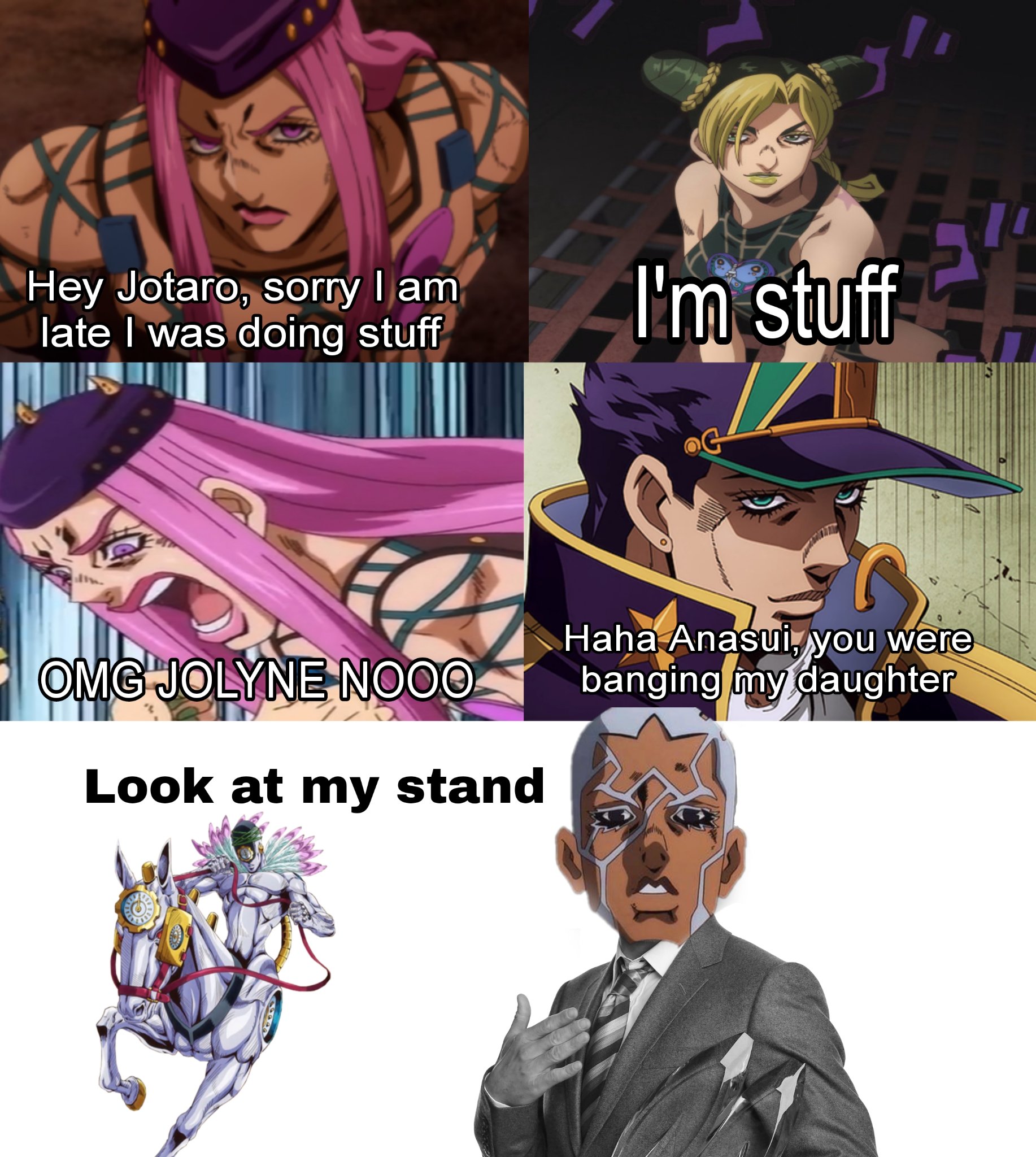 JoJo fans making the worst memes in existence on X: Being unfunny is a JoJo  reference  / X