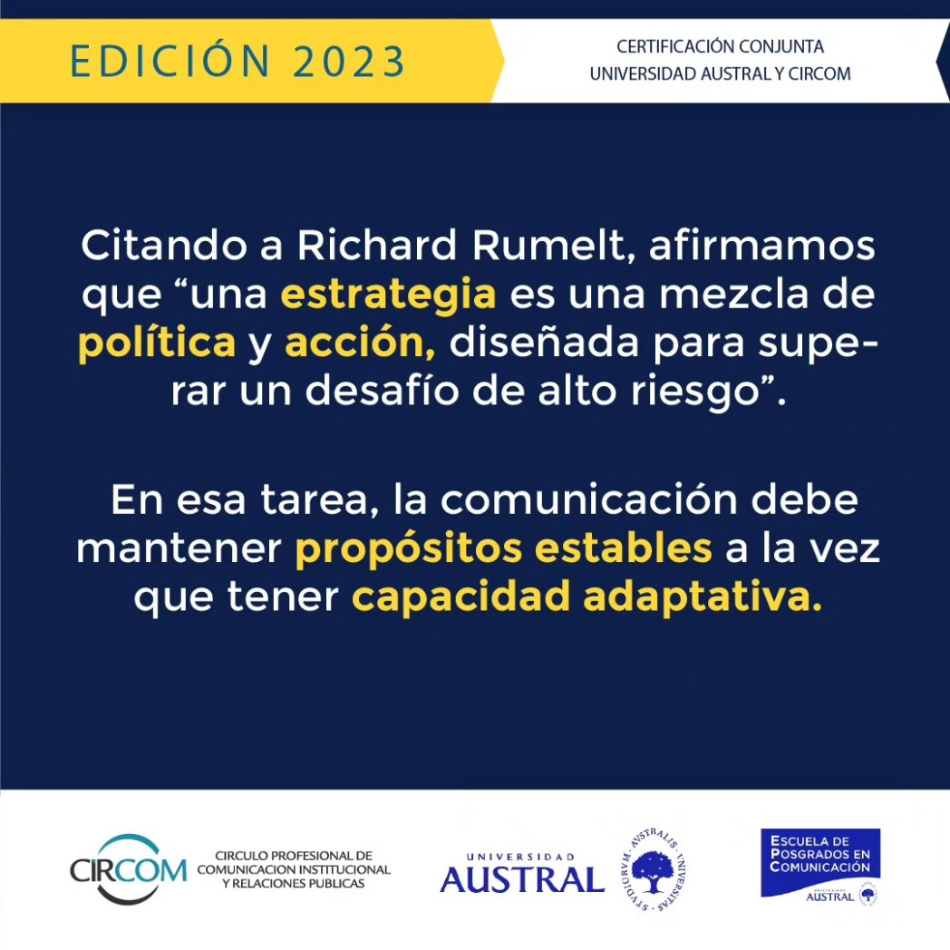 CircomCBA's tweet photo. 📚🗣️ Reflexiones del Dr. Luciano Elizalde, consultor e investigador en el área de la comunicación corporativa  asuntos públicos , en el programa ""La comunicación es estratégica cuando está alineada a los propósitos organizacionales"" 🚀

(+) https://t.co/FjZ52NFyV5