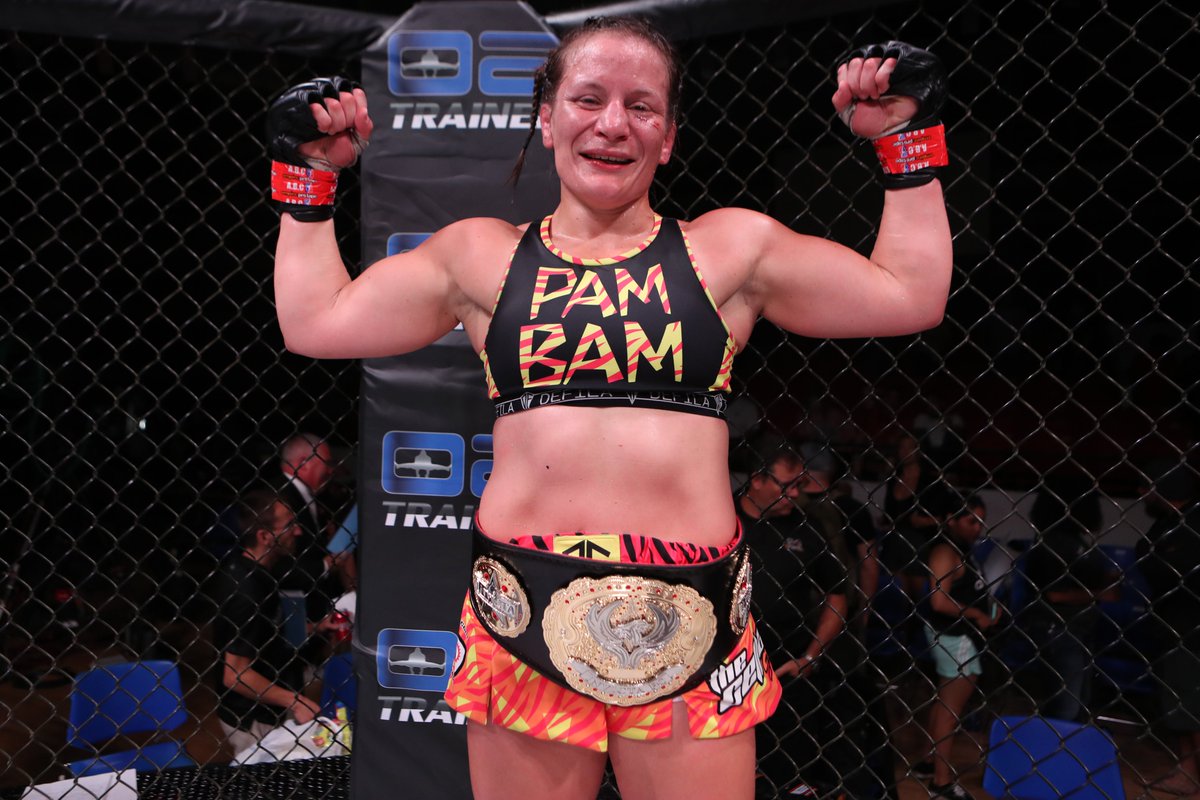 InvictaFights's tweet photo. This month in #InvictaFC history: @emducote1 had one of the best KOs you'll ever see #InvictaFC44 (8/31/21), Pam Sorenson became featherweight champ #InvictaFC36 (8/9/19), @YanaKunitskaya became bantamweight champ and @lionheartjill made her debut at #InvictaFC25. (8/31/17). https://t.co/Jw7uqeLKqc