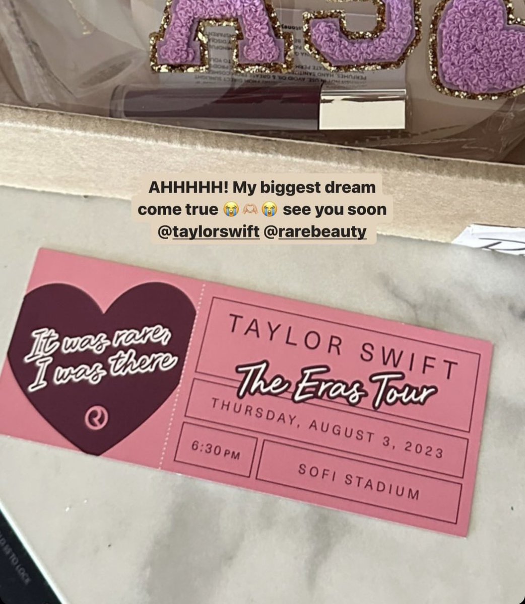 kiralovestaylor's tweet photo. y’all the 8/3 show is TOMORROW + i fear we are not ready. I REPEAT: WE ARE NOT READY. 

~during midnights mayhem with me she held the phone upside down for track 8 + track 3, hence the date 8/3
~she changed her layouts back to midnights 83 DAYS after the sntv announcement 
~selena gomez’s rare beauty is inviting people to the 8/3 show
~sofi stadium has teased 1989 and reputation in posts about the upcoming shows

we should be scared… these 8/3 easter eggs slowly unveiling themselves is a little to obvious for taylor. it might be huge i fear😳