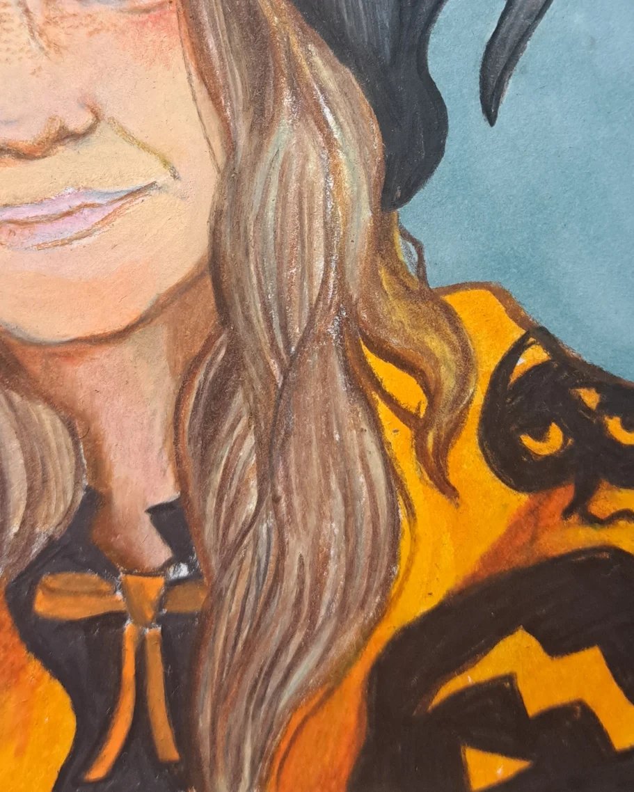PennieCulus's tweet photo. Two Hours Drawing for fun and for practice 🎃 - Prismacolor on Paper ✨
#pennieculus #inspiration #illustration #art #drawing #painting #traditionalart #traditionalartwork #colouredpencilart #colouredpencils #prismacolor @PrismacolorUS https://t.co/44K3C7fdkX
