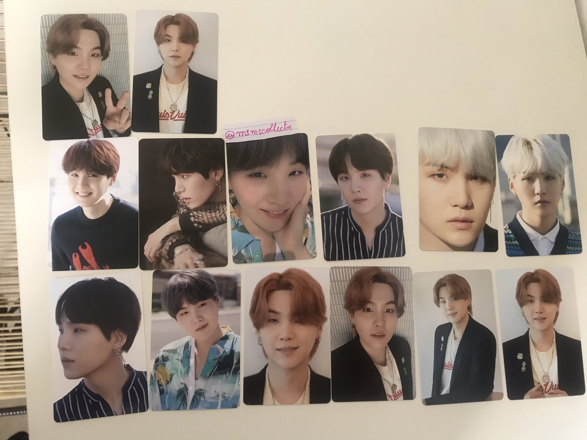 VENDO/ VENDA
set yoongi dicon 101
50,00

— frete incluso
— sem avarias
— mando foto e vídeo na dm
— feedbacks no fixado 💌