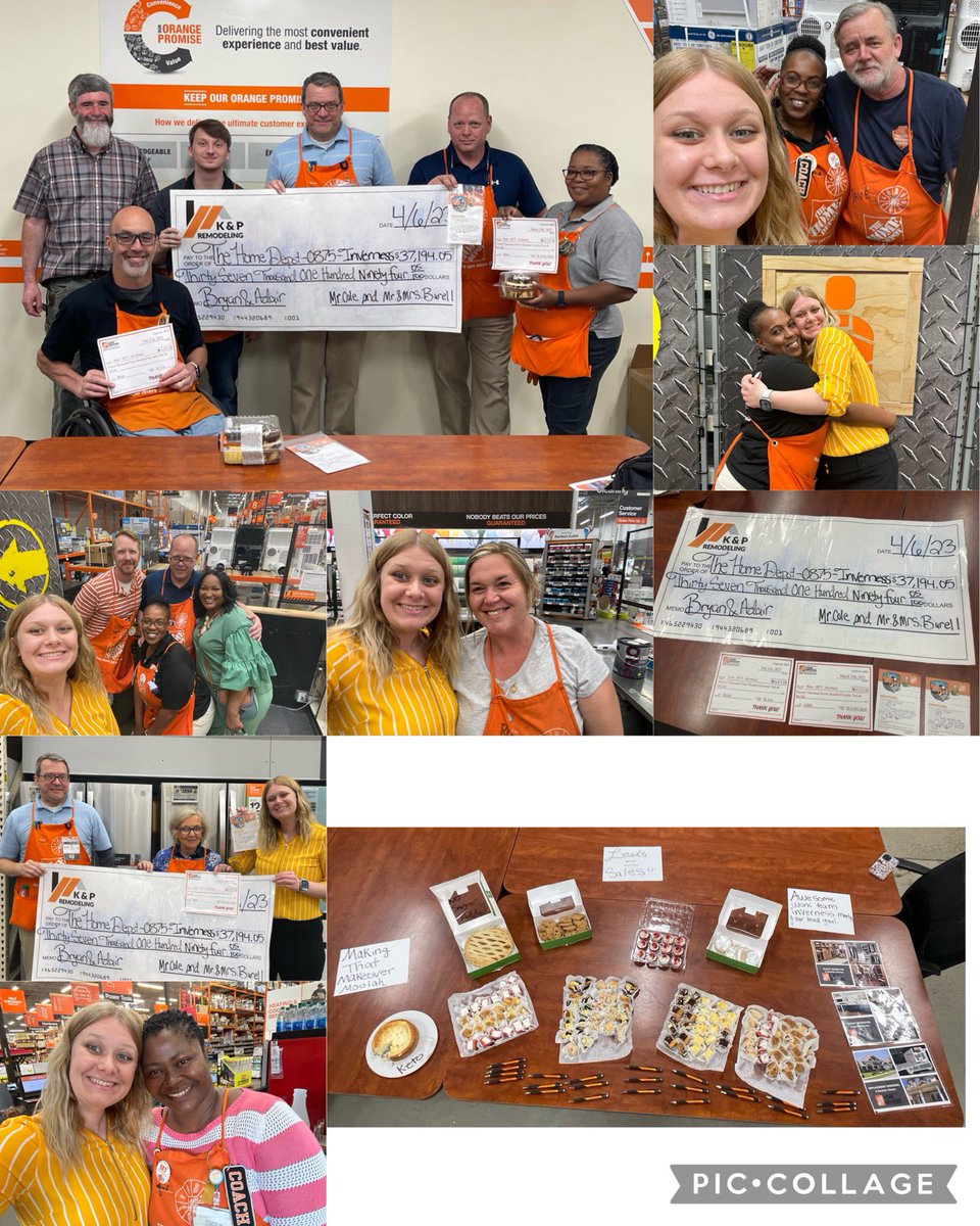 BrooklynW_THD's tweet photo. I got to do a celebration for Inverness meeting their lead goalβ¦. Canβt be cheesecake bites! I got to do group pks and celebrate Bryan and Adair for their sales! BC #LeadsEqualSales!!! @TaraTuckerTHD @1sherredavis @Staceydlowe11 @KenBaer1 @Capezza @HDIMakeoverMike @stewy_stew https://t.co/83aMfKrIJm