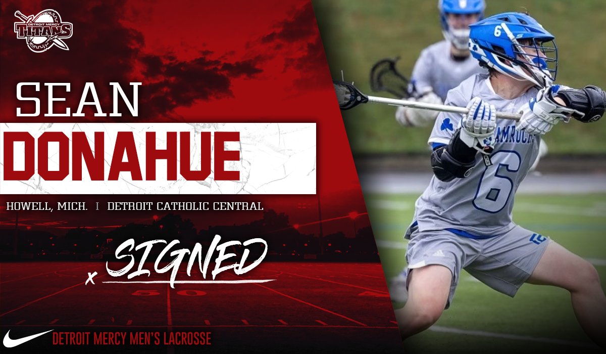 UDMLAX's tweet image. Welcome Sean Donahue! 
A three-year letterwinner in lacrosse
Helped his team to a CHSL title as a senior
His sister, Emma, is a junior on the women's lacrosse team
Played club with Omnia

#DetroitsCollegeTeam 

🔗 bit.ly/3Qo6glX