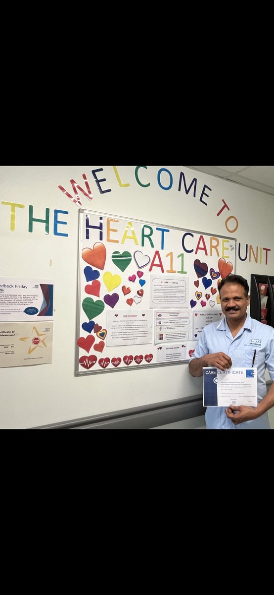 Congratulations Santhosh on completing your Care Certificate! 🎉🎉
Thank you for all your hard work 😁