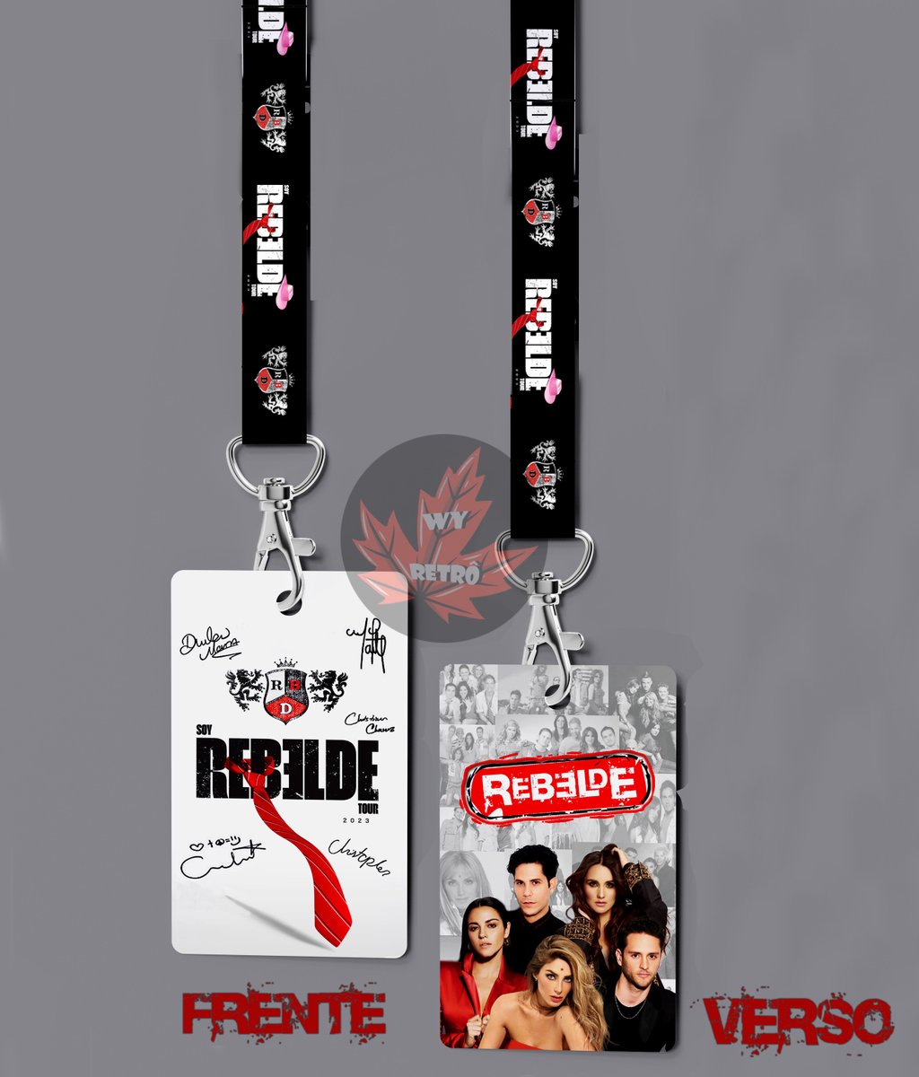 Cordão credencial e pulseira do RBD para usar nos shows aqui no Brasil estão disponíveis novamente na minha loja da shopee! #RebeldeNoSBT #SoyRebeldeTour 

💰 Pulseira: 9,00
💰 Credencial: 35,00

Pulseira: shopee.com.br/product/312133…
Credencial: shopee.com.br/product/312133…