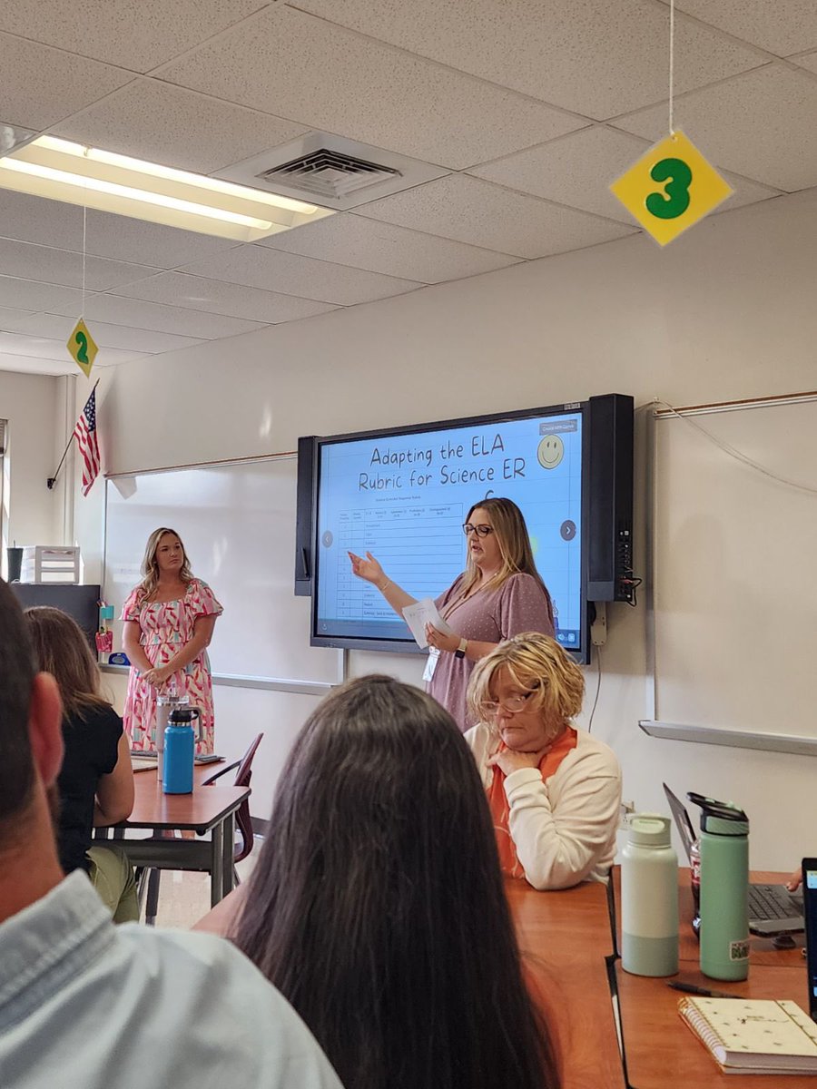 jess_stepp's tweet photo. Sharing our tips for writing across content areas with the best teacher partner! @messer4thgrade @PawsforCougars #rcLEAD https://t.co/CufiuWuWmD