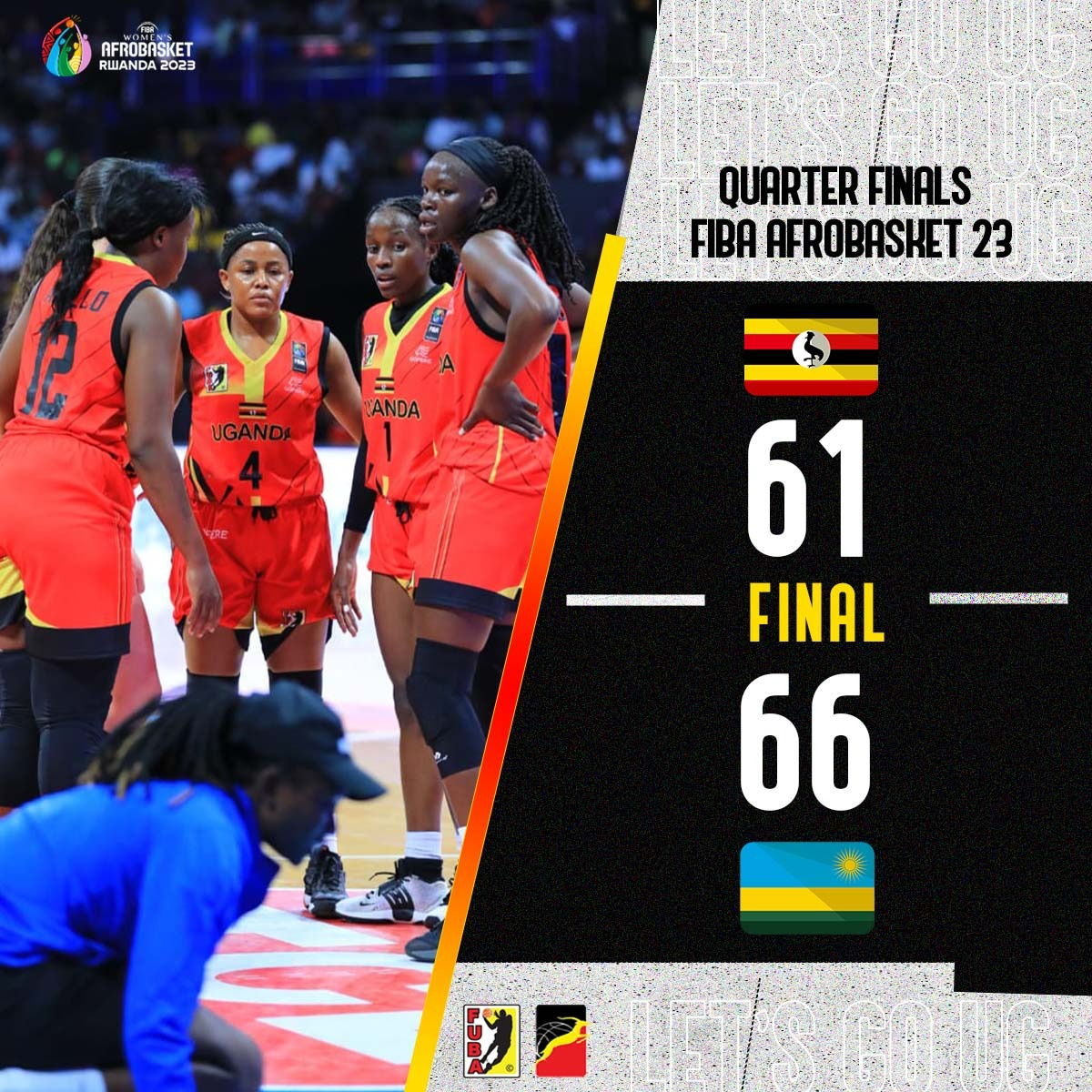 CarolKNdilima's tweet photo. An admirable bow out for the @GazellesUG 🙌 Your #Afrobasket run was exceptional, and we continue to be immensely proud of you ladies. We fell short but you played your hearts out 👏👌 Numerous positives to take away from this ladies, Keep your heads high 🫶 Congrats to @ferwabaRW ladies, well played 👏
#AfroBasketWomen🏀