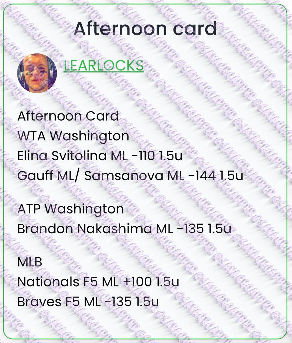 SavageCappers's tweet image. #WiseCapper, #LearLocks #DQuanPicks

#GamblingTwitter #sportsbets

Share with friends 🥂