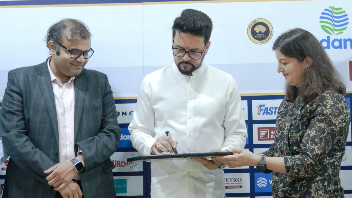 theindianawaaz's tweet image. Vedanta Delhi Half Marathon on 15th October; Registration open  for World Athletics Gold Label Race - go.shr.lc/3Og039b  #VedantaDHM23. 🙌 #RangDeDilli
@afiindia