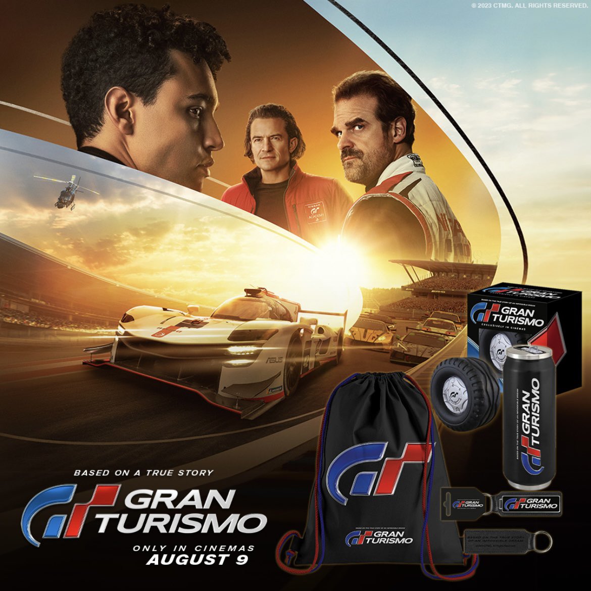 🚨 COMPETITION TIME 🚨
 
To celebrate the upcoming release of Gran Turismo: Based On A True Story, exclusively in cinemas - We're giving away 5 movie merchandise bundles!
 
To be in with the chance of #winning:
🏎️ Follow us @gamedigital
🏁 Hit Retweet
🧑‍🤝‍🧑 Tag your pit crew