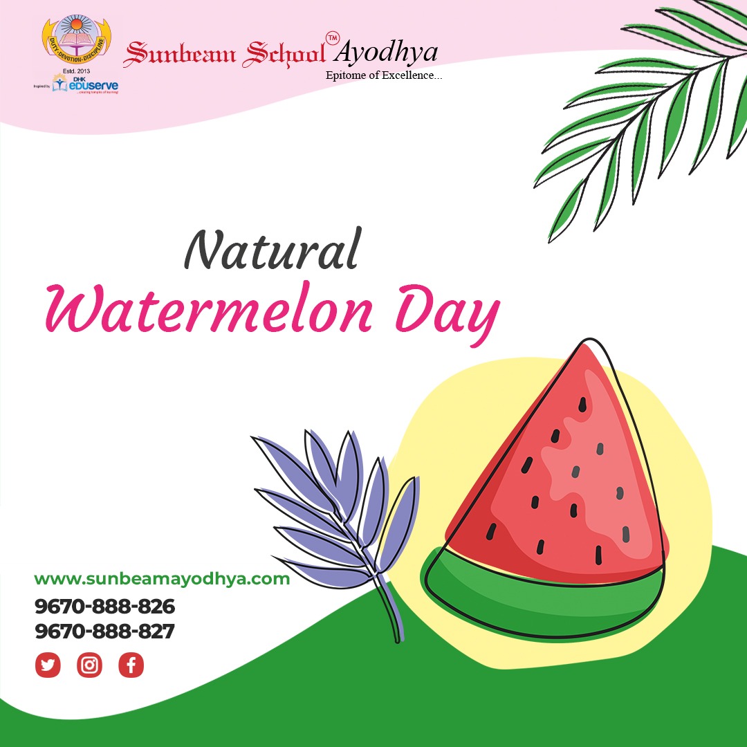 AyodhyaSchool's tweet photo. Watermelon Day, 🍉 https://t.co/9SiQDYGf6B