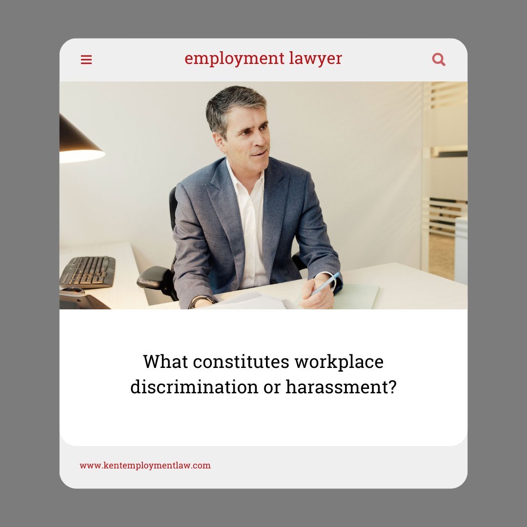 Kent_Employment's tweet photo. The #HumanRightsCode prohibits discrimination based on protected characteristics, while harassment involves unwelcome behavior creating an offensive work environment. 

Click the link to get more information on your rights:
https://t.co/kC1WzYZuXP

#askaBClawyer https://t.co/wcgF01znkw