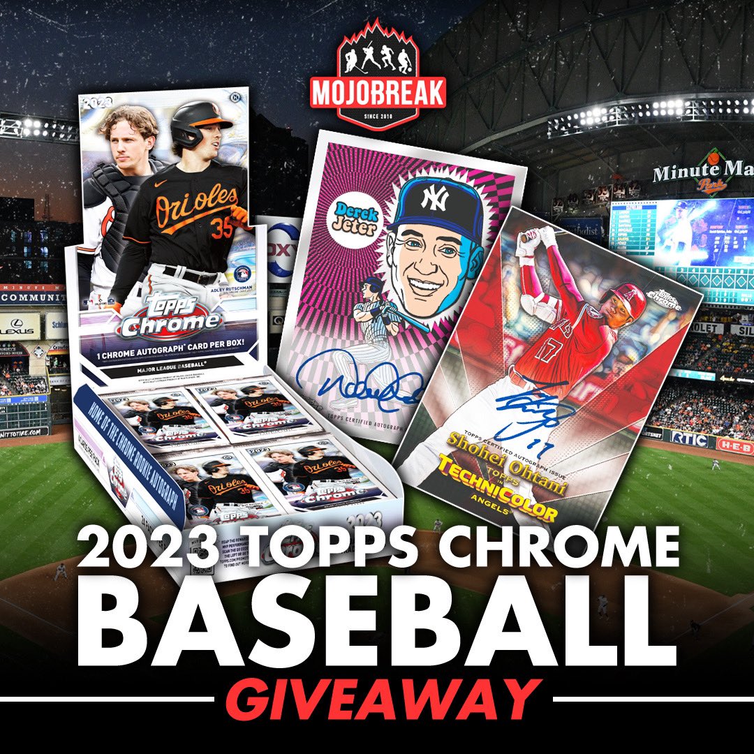 Twitter Friends! It’s BACK! Win a box of 23’ Topps Chrome Hobby Baseball! All you have to do is: 👫 Tag 2 friends 👍🏼 Like & Retweet this post Winner will be randomly selected and announced on Monday August 7th. Good Luck!🤞🏼