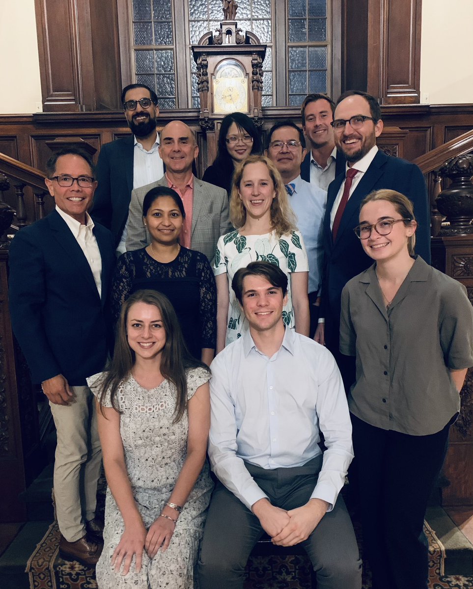 Farewell dinner for @BrighamVascular research assistant Abby Hart @Harvard Club. Thanks for all your hard work and good luck on your future endeavours!! @cholden_wingate ready to carry on the torch!! @CKeithOzaki @BOAicher