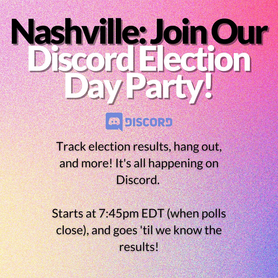 gptennessee's tweet photo. You won’t want to miss this Good Party. Join our Discord here so you’re ready to join the fun! https://t.co/QdXeHuSeXq https://t.co/I3drFt4r2P
