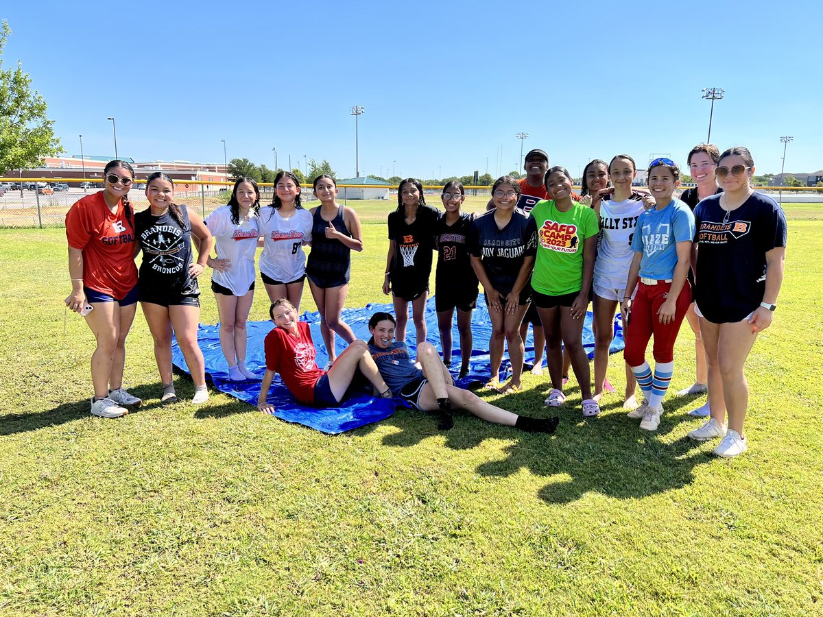 Brandeis Softball (@brandeissb) on Twitter photo We had a great 3 days of softball camp @ Brandeis!πͺπΌπ₯ & no better way than to end it with a slip & slide! #HustleHitNeverQuit #Camp2023 <a href="/BroncosBrandeis/">Brandeis Broncos Athletic Booster Club</a> <a href="/NISDBrandeis/">Brandeis High School</a> We had a great 3 days of softball camp @ Brandeis!πͺπΌπ₯ & no better way than to end it with a slip & slide! #HustleHitNeverQuit #Camp2023 <a href="/BroncosBrandeis/">Brandeis Broncos Athletic Booster Club</a> <a href="/NISDBrandeis/">Brandeis High School</a>