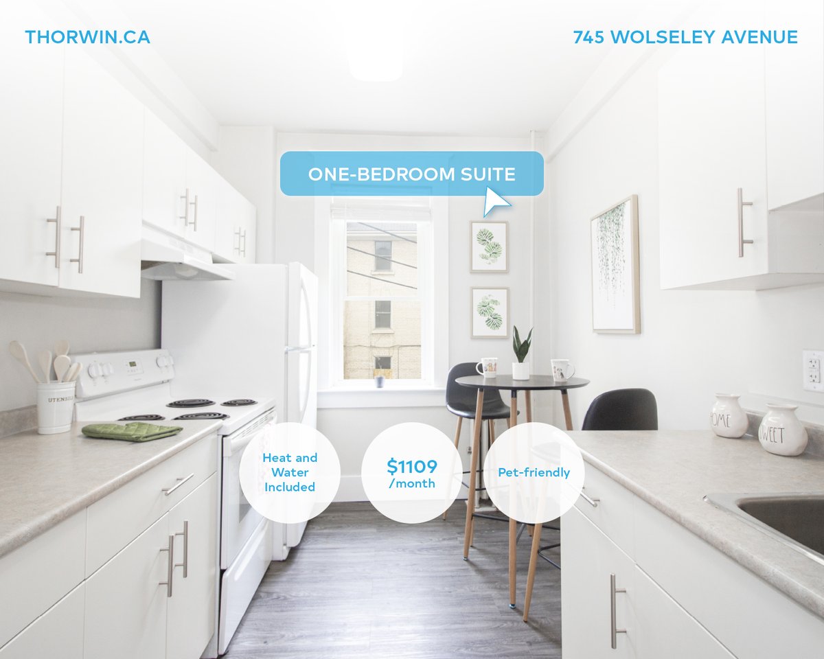 A stunning and renovated one-bedroom suite is now available at 745 Wolseley Avenue. 
The monthly rent starts from $1109. Utilities include heat and water.
Book your viewing - text or call us at
745wolseleyavenueapartments.ca/contactus 
#WolseleyRentals #WinnipegApartments #Wpg #Onlyinthepeg