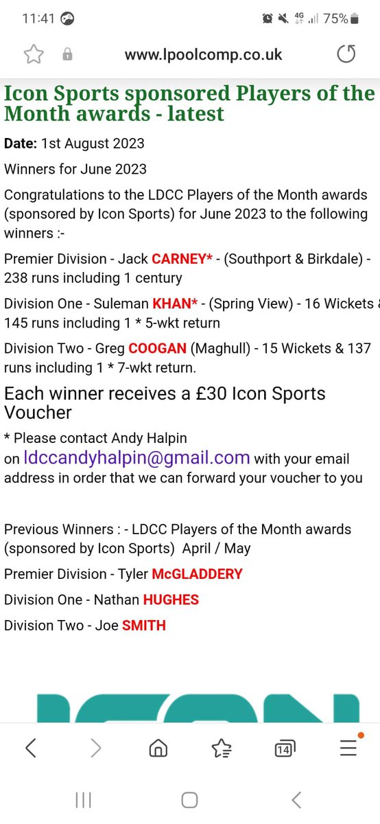 Southport & Birkdale Cricket Club tweet media