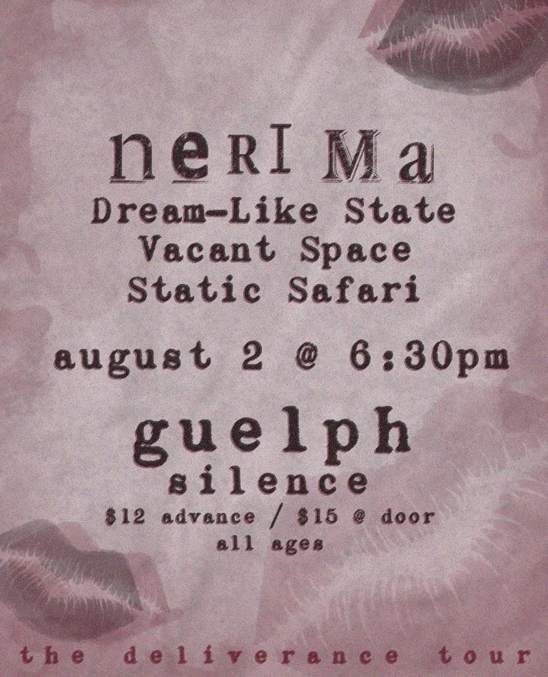 vacantspaceband's tweet photo. Tonight ! ✌️

Wed, Aug 2 • 19:00 EDT

Location: 46 Essex Street, Guelph, ON N1H 3K8

https://t.co/OG2hNMcidE https://t.co/jmKnHh75WO