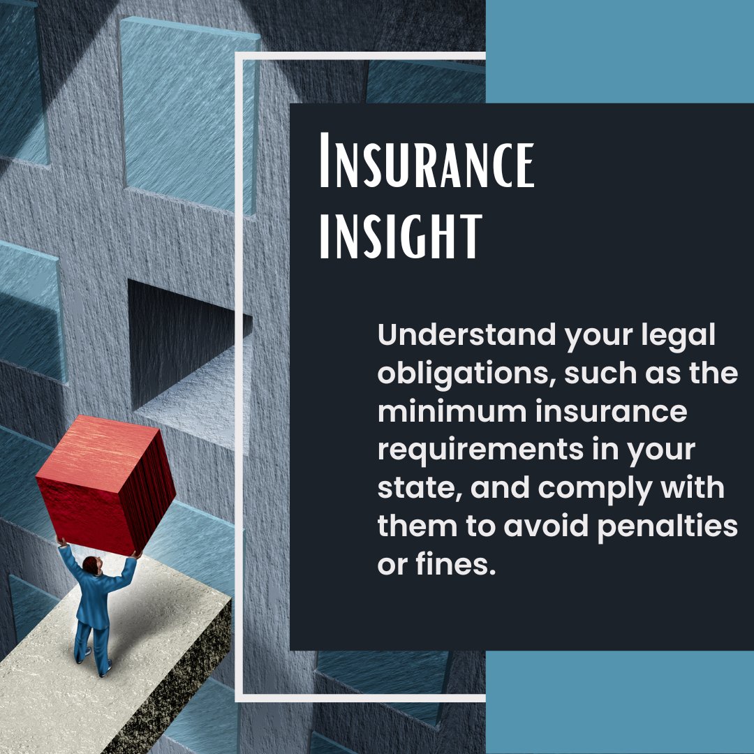 COVEREDbyGUZMAN's tweet image. Know your legal obligations. Complying with minimum insurance requirements in your state safeguards you from penalties or fines. Stay informed and protected. #LegalCompliance #InsuranceRequirements #floridabusiness