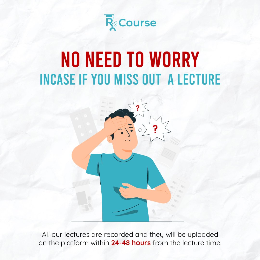 Rx_Course's tweet photo. Never miss a beat!
Catch up anytime with our recorded lectures on our platform.
#rxcourse #pebcexams #pebcexampreparations https://t.co/jflVyxgrlh