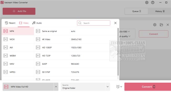 majorgeeks's tweet image. Updated - Icecream Video Converter enables straightforward video conversions through a user-friendly interface.
majorgeeks.com/files/details/… #icecreamapps #videotools