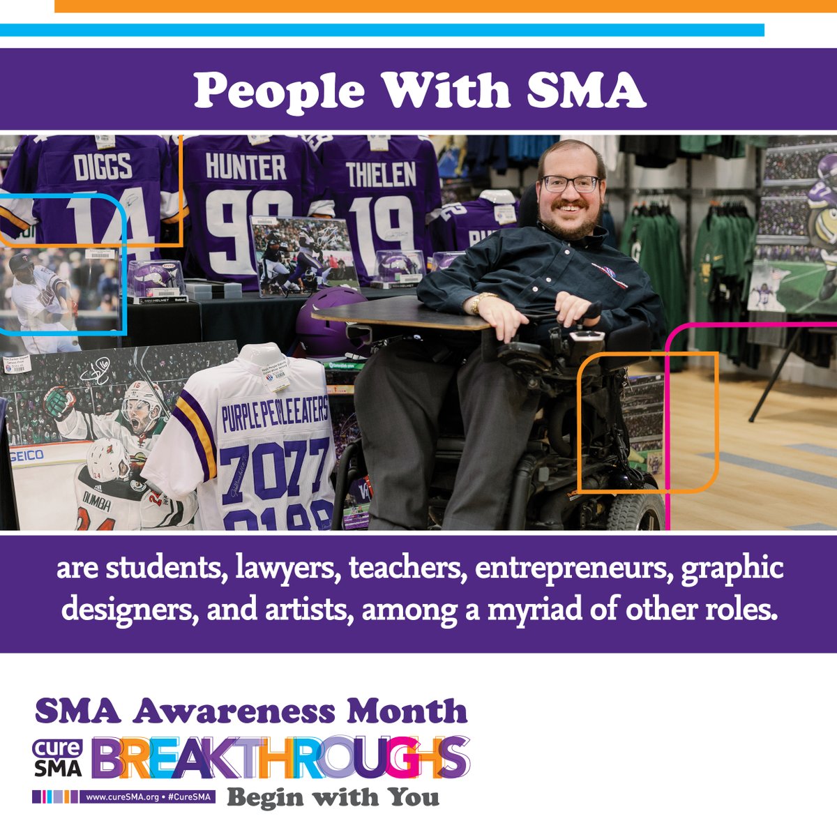 CureSMA's tweet photo. #BreakthroughsBeginwithYou

Share information about #SMA with your network to spread awareness for SMA Awareness Month 💜🧡 https://t.co/HKVCEYk2xa
