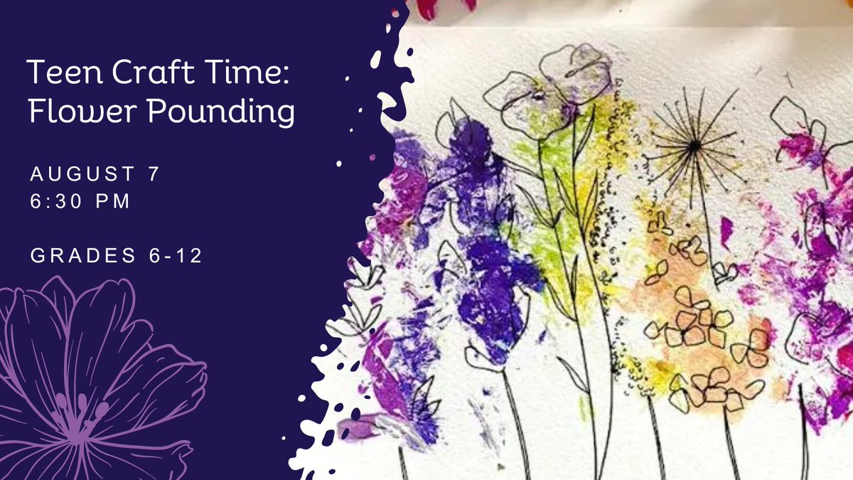 There's still time to sign up for our upcoming art workshop! Rising 6th-12th grades only, please. ow.ly/CmSG50PekYv