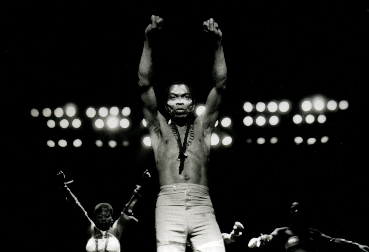 26 years ago today, Fela Kuti left this world. He will always be remembered👑 Photo by Leni Sinclair