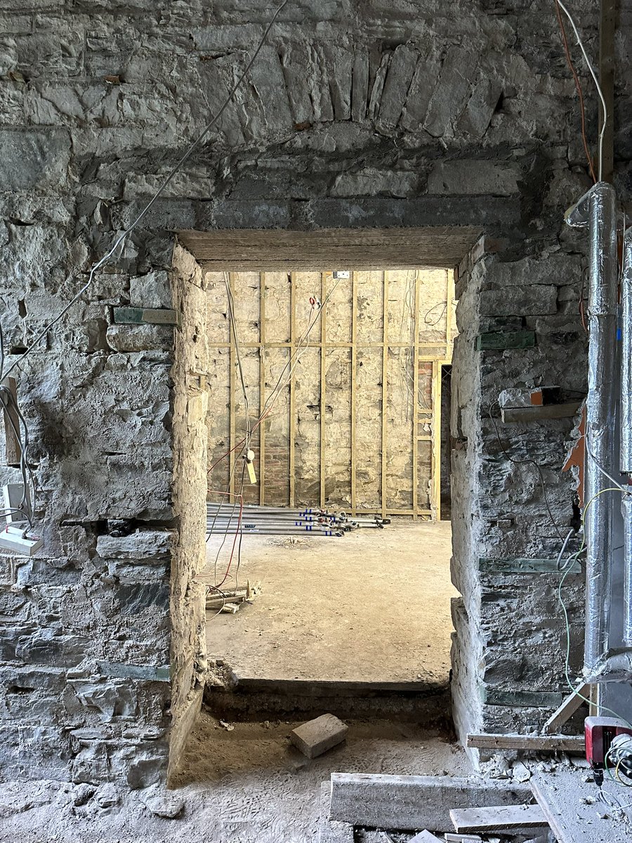 studioEASTuk's tweet photo. Work has started on site in Kinloch Rannoch to create @rannochhub. This project, involving extensive renovation and extension work, will see the formation of a valuable community asset with bar, restaurant and office/meeting facilities. Exciting year ahead! https://t.co/Bo8a6QrefG