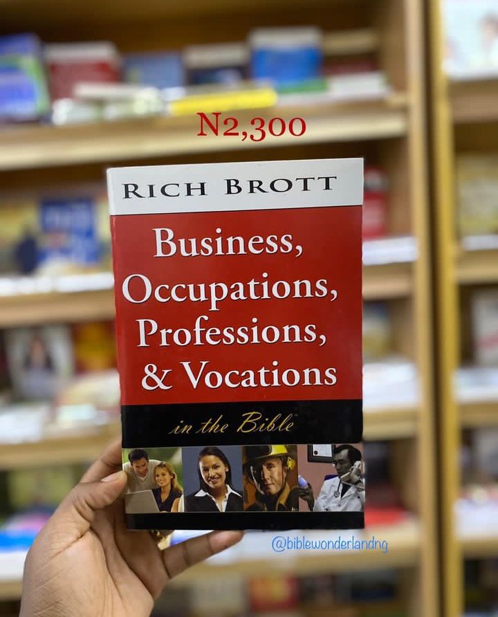 BibleWonderLand's tweet photo. Right from time immemorial, economies have been perpetuated as they centered around commercial activities and commerce. 

This books shows the Biblical bases/verses of business, Occupation, Professions, &amp; Vocations.
.
SEND A DM TO ORDER 
.
#book #booksbooksbooks #businessbooks https://t.co/CigjBFg4h9