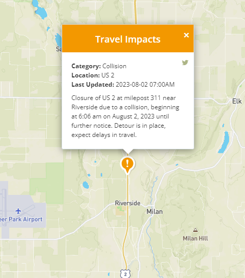 WSDOT East tweet media