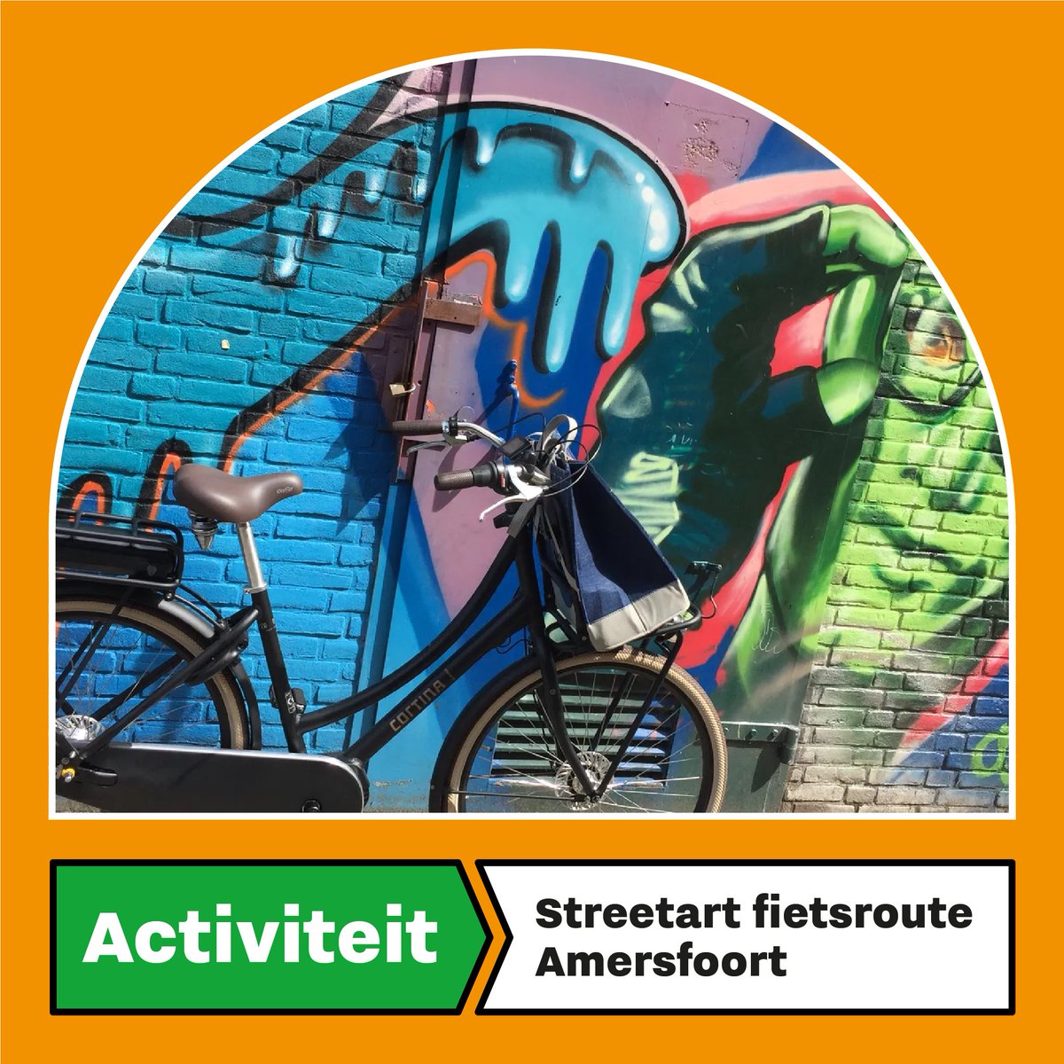 Een van de #activiteiten tijdens de #mobiliteitsweek2023 is een creatieve fietsroute langs Amersfoortse streetart, georganiseerd door WOOD you reCYCLE. 19 september om 19.30 uur. Info en aanmelden: mobiliteitsweekutrecht.nl/activiteit/str…