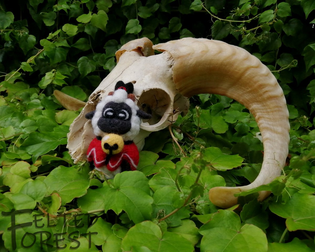 Felted_Forest's tweet photo. Cult of the Lamb💀
#feltedforest #felting #feltingwool #needlefelting #needlefeltinglover #felted #wool #handmade #handmadecraft #cultofthelamb #lamb https://t.co/0gWqtRlzrG