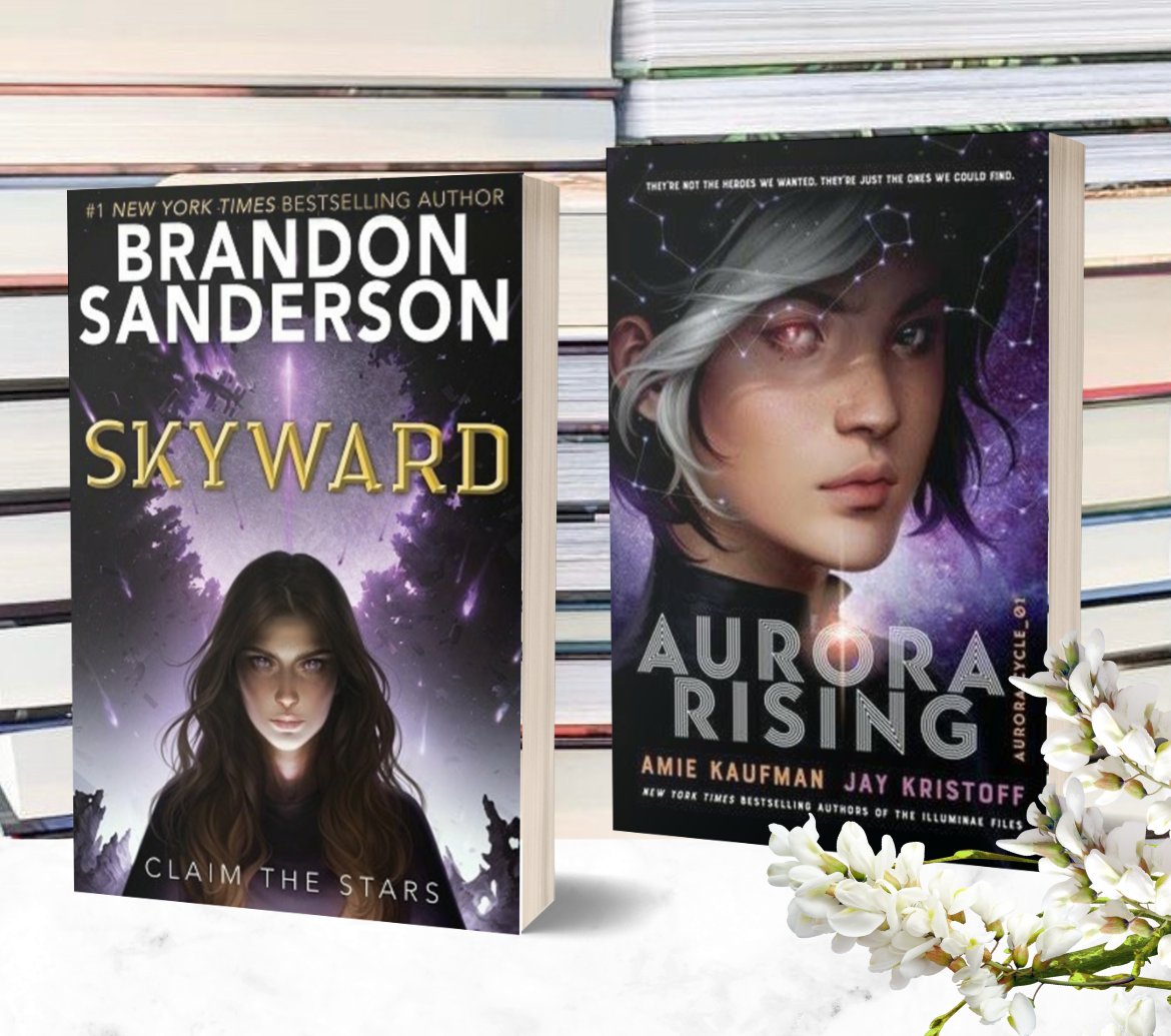 RachelHuffmire's tweet photo. I'm back in the query trenches and my two comp titles are Skyward by Brandon Sanderson and Aurora Rising by Amie Kaufman. 🚀 What are some other space opera comps be with strong female protags and interstellar stakes? #amquerying https://t.co/91kktd0YlM