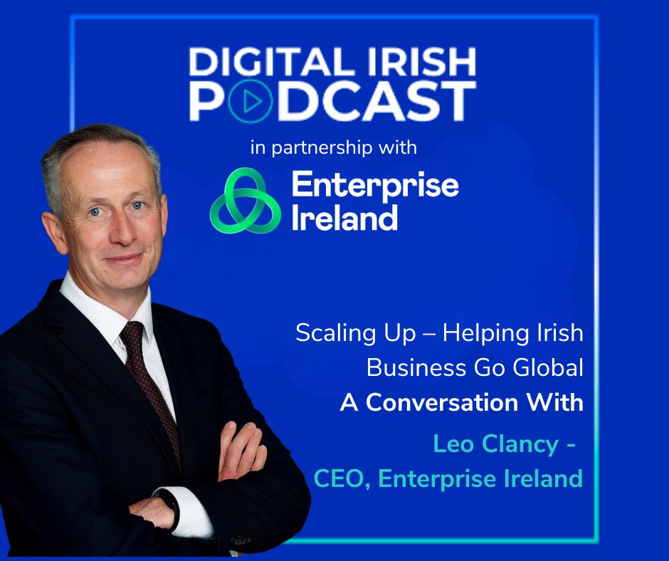 digitalirish's tweet photo. If you want to be inspired and motivated by stories of innovators and entrepreneurs growing their businesses globally, be sure to check out the latest episode of the #DigitalIrishPodcast. Our guest - @Entirl CEO @Leo_Clancy - experiences this every day
https://t.co/Q0YB15wH28 https://t.co/CljUIwaju9