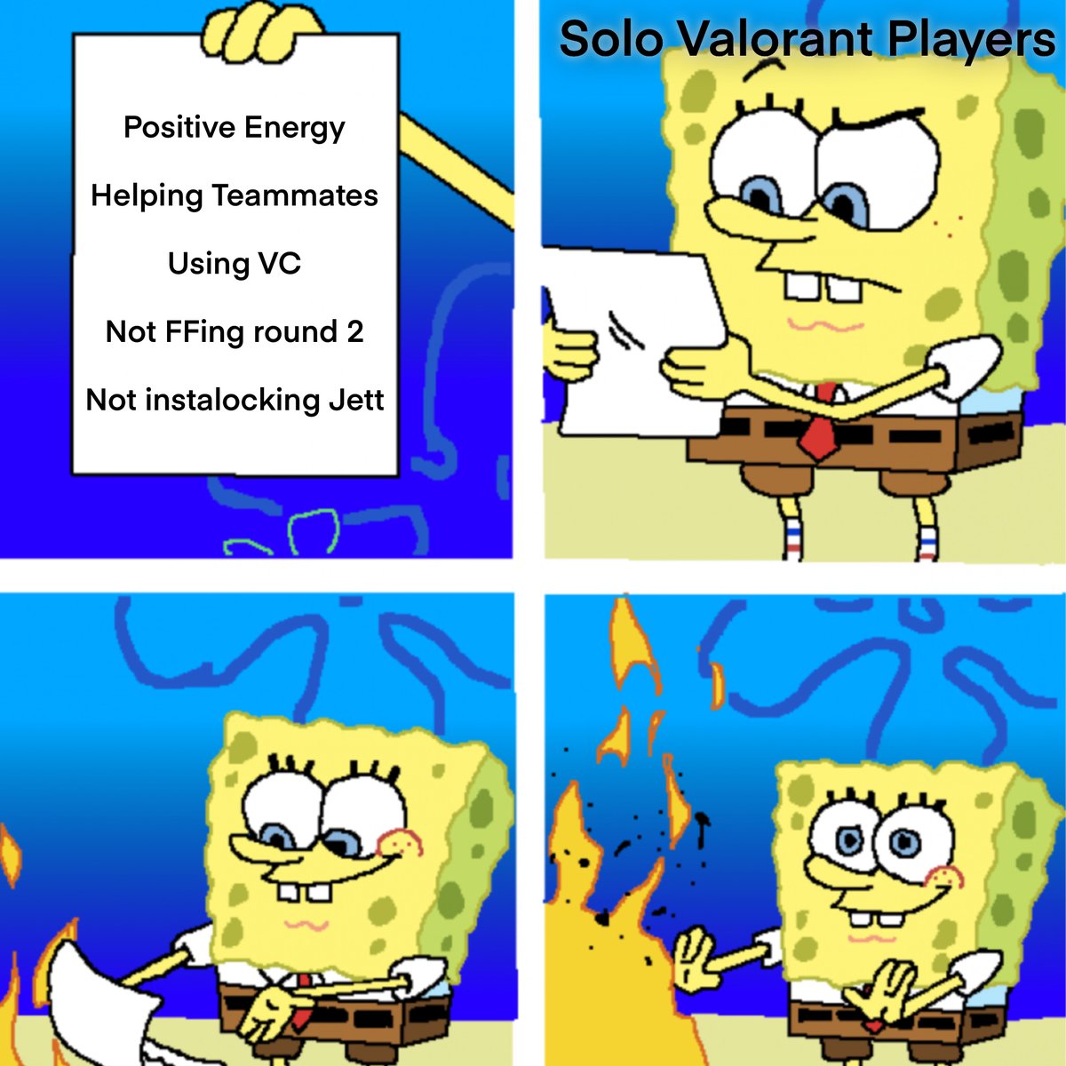 MrValentinePG's tweet photo. This is what we’re trying to change. Comment below if you need someone to game with so you don’t be that guy. #purposegaming #valorant https://t.co/TVCTmuhdKh