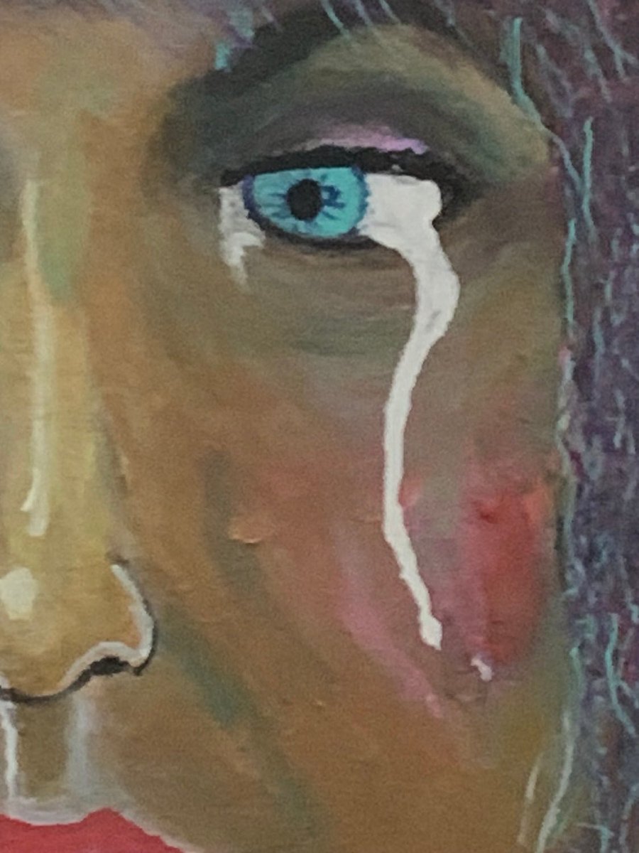 SusanWi68044714's tweet photo. https://t.co/JoC4tvAqTr. Most days, I cope with pain & muscle weakness very nicely. But there are days that require tears. #tearsofpain #tearsofjoy #painting #pain https://t.co/UWVEUs7Lq8
