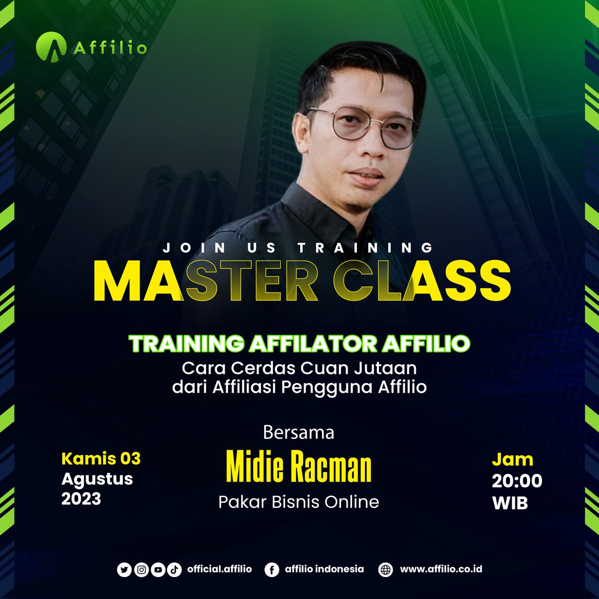 OfficialAffilio's tweet photo. Hallo Sobat Affilio... SAATNYA KITA HASILKAN JUTAAN 👊👊👊

Ada Info Nih.. Training Yang wajib Sobat Ikuti Dan Gak Boleh Di lewatkan. Sobat Akan di ajarkan Langsung HASILKAN CUAN JUTAAN DARI  AFFILIASI PENGGUNA

#bisnisonline #bisnismilenial  #affilio #raffiahmad #gratis https://t.co/kBlg6PPnkC