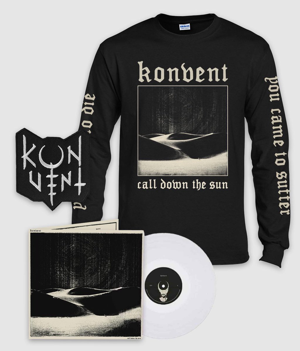 Long time no see, Twitter!

We've put together another festival bundle for you guys to enjoy the last festivals of the Summer 🌞🌪️⛈️

August Bundle:  Call Down The Sun – Clear Vinyl + Call Down The Sun Longsleeve + Konvent Patch – 88.56€ (save 14.76€)👇

merchcity.com/product/konven…