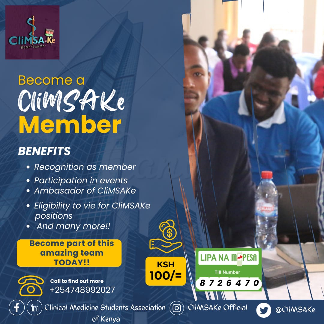 Clinical Medicine Students Association of Kenya tweet media