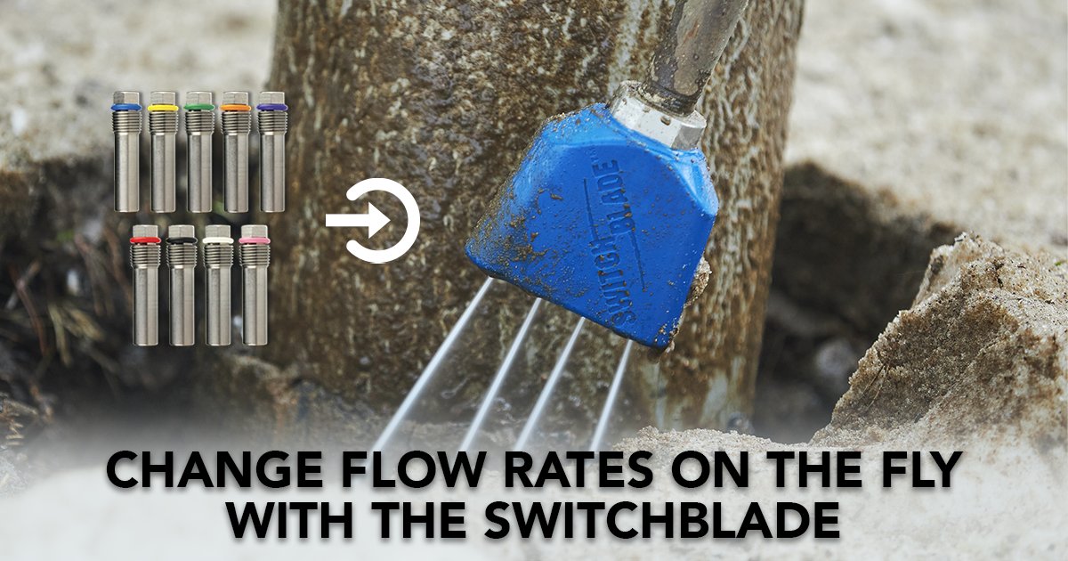 HydraFlexInc's tweet image. Change flow rates on the fly with the Switchblade!

Available in 1, 2, or 4 solid streams with interchangeable pills to change flow rates in the field. 

#Switchblade #Ace #Duece #Quad #HydroEx #flowrate